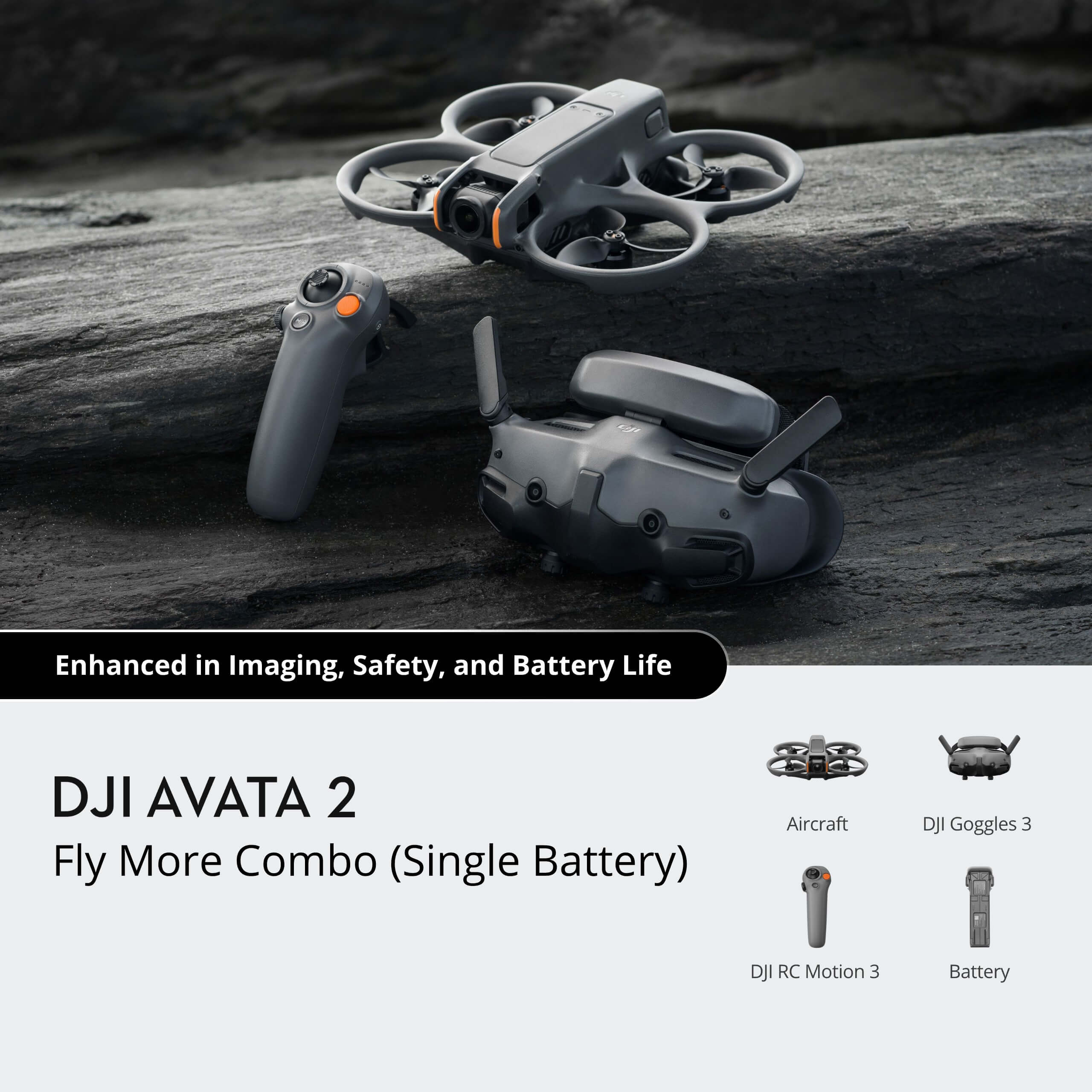 DJI Avata 2 Fly More Combo Single Battery
