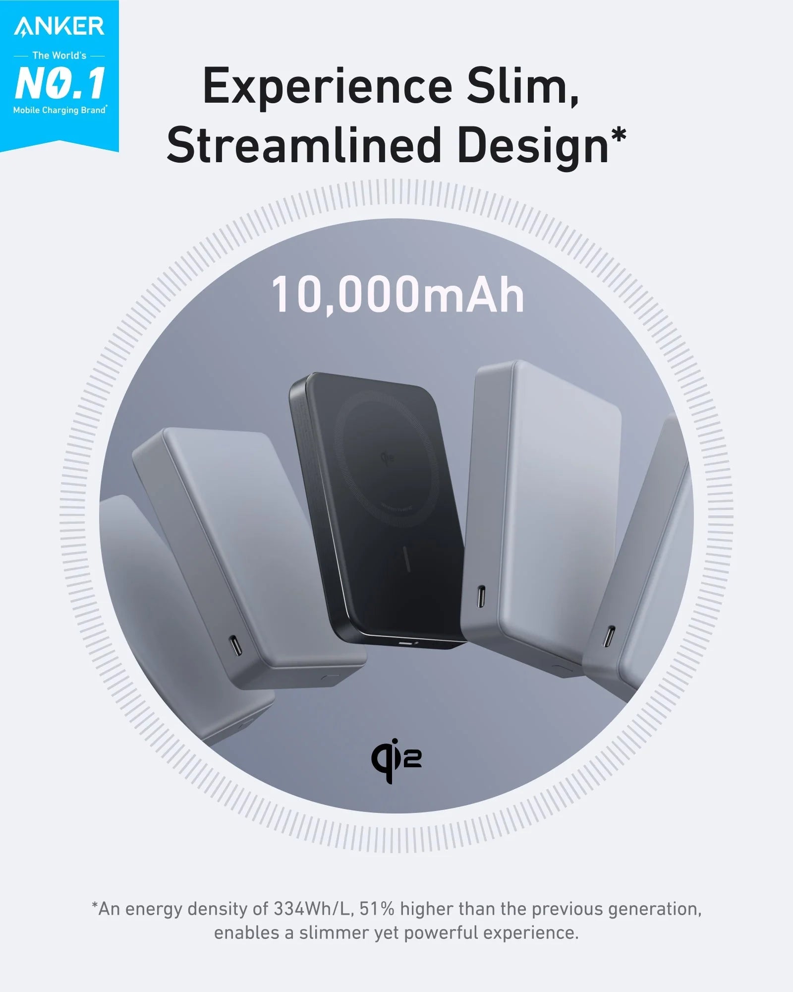 Anker Mag Go Power Bank (10K, Slim)